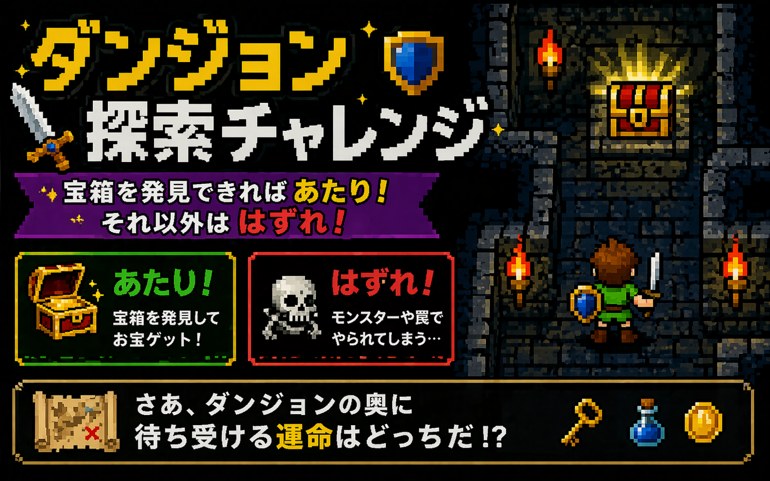 ダンジョン探検 のサムネイル